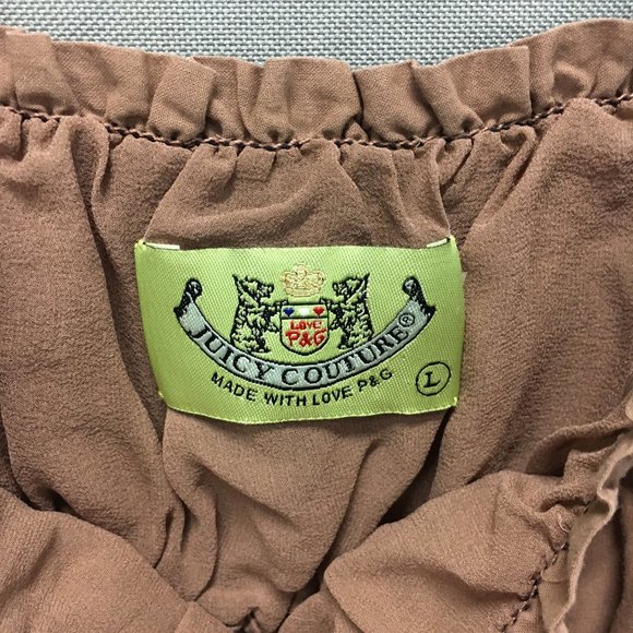 Juicy Couture 100% Silk Strappy Top - Picture 3 of 3